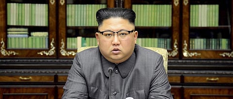 north korean dictator kim jong un seen with bandage behind his head