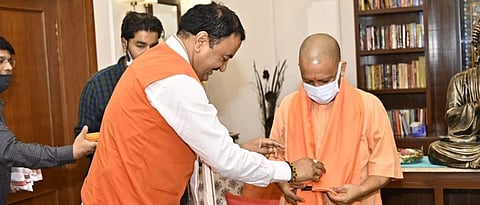 Yogi Adityanath and Keshav Prasad Maurya 