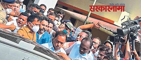 Anil Parab gives instructions to SP for Narayan Rane's arrest