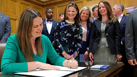 Gov. Huckabee Sanders issues an executive order designed to improve the foster care system