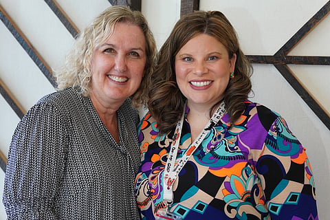Dr. Lisa Albuja of the Center for Psychiatric Trauma and Mental Health and Saige Small, MHTC Coordinator for The Guidance Center