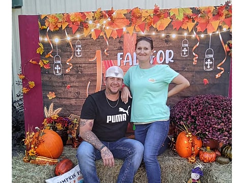 Kerrie Davis and her husband Josh