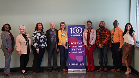 L to R: Blanche Hunt, Arkansas Northeastern College, Dana Baker, 100 Families Initiative, Tameka Granberry-East Arkansas Family Health Center, Scott Burcham-Families Inc. Counseling Services, Kelley Lammers-Delta Behavioral Health, Nina Watson-Healing In The Hood, KenJarvis Cross-Arisa Health, Willie Williams-Arkansas Northeastern College, Regina Winford, Family Advocate

