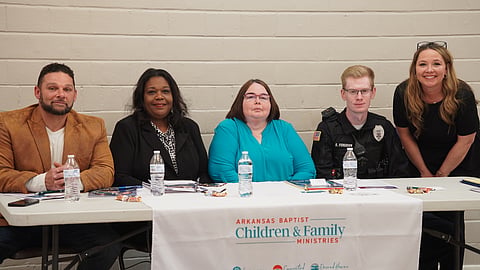 Justice Mitchell, Christie Lindsey, Vivian Guimbellot, Officer Ferguson, and Crystal Regalado 