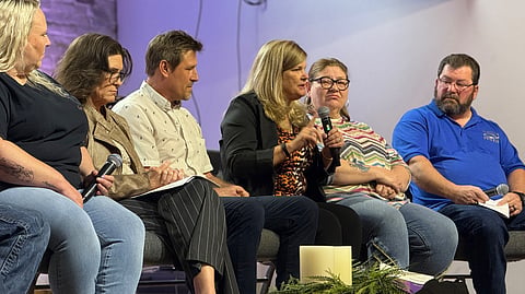 Nicole Hanners, a peer recovery support specialist at NEA Divine Intervention, speaks about her journey to recovery