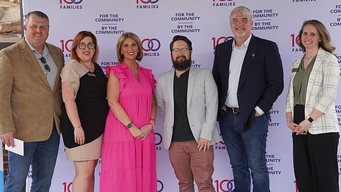 Mayor David Rieder, Nikki Stone, Judge Sarah Capp, Zac George, Paul Chapman, Kerry Bewley