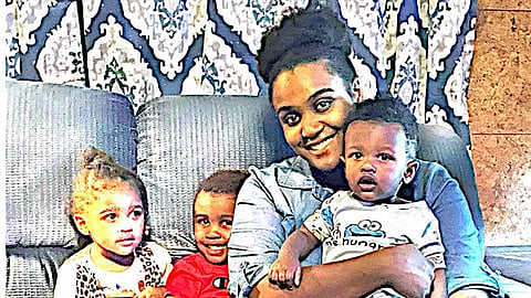 Rebecca and her children