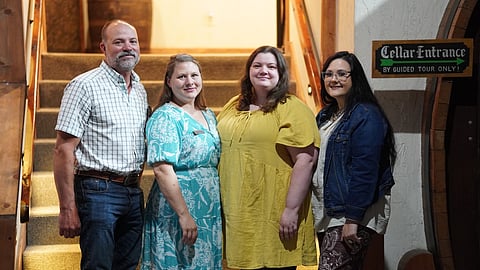 Chad Haberer – Human Service Worker, Ozark School District; 
Elizabeth Churchman – GFESC Early Childhood Special Education Teacher; Tessa Garmany – Social Services Supervisor/Expert, Division of Children and Family Services; Kaitlynd Alston – Library Assistant–Outreach, Ozark & Charleston Libraries; 