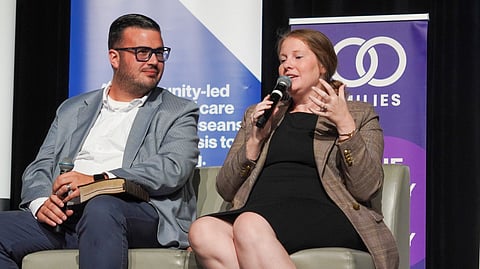 Greg Baker (Founding Director, Church Ambassador Network) and Morgan Warbington (Director, Arkansas Governor's Faith-Based Initiatives)