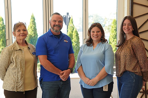 Patricia McMullin, Residents & Facility Manager, Community Rescue Mission; Chief Jonathan Wear, Chief of Police, Van Buren Police Department; Saige Small, Mental Health Treatment Court Coordinator, The Guidance Center;  Tara Morrell, Community Success Manager, Restore Hope