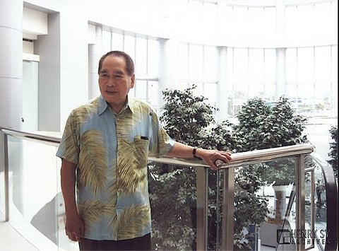 Henry Sy, Sr. during MOA Opening in 2006