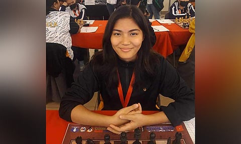 DAVAO PRIDE. Davao City’s woman national master (WNM) Samantha Babol Umayan scores perfect three points after seeing action in three rounds of the ongoing University Athletic Association of the Philippines (Uaap) Season 86 chess high school girls division as of Round 6 over the weekend. 