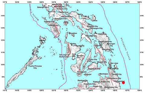 M6.9 earthquake hits Surigao del Sur