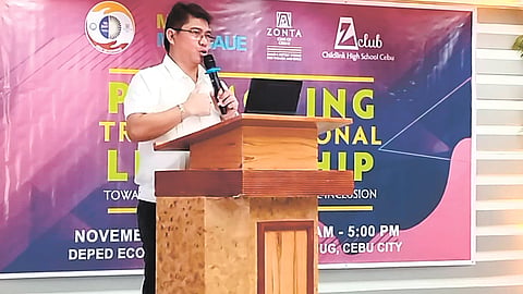SPEAKER. Department of Education Regional Director Dr. Salustiano Jimenez.