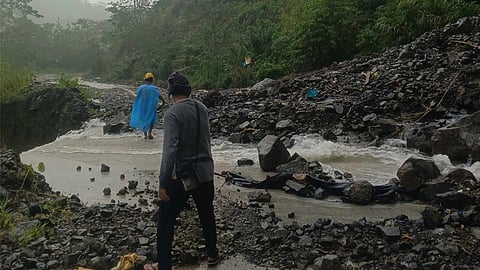 A massive landslide occurred at Mt. Diwata in Monkayo, Davao de Oro on Thursday, January 18 due to the heavy rain experienced in the past days.