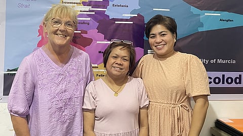 Met Paulette, a French volunteer 
