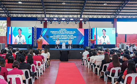 Continue serving with care, compassion, PBBM tells DSWD