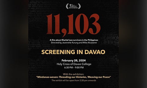 Davao-based civil society screens Martial Law documentary