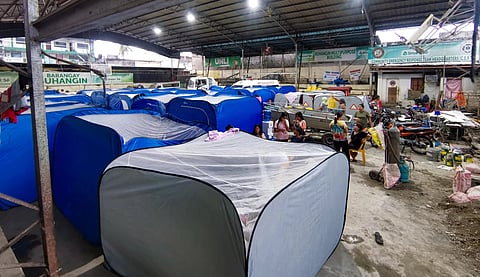 Residents from Jade Valley Subdivision are currently evacuated at the Buhangin Gym in Davao City on Thursday, February 1.
