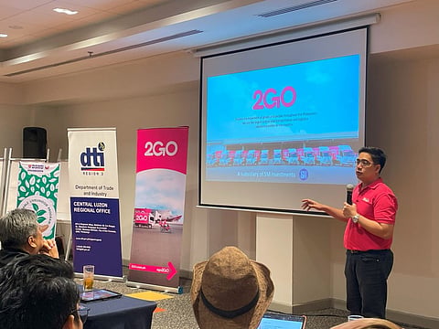 Randy Zafra, 2GO Retail Operations Manager, starts the discussion on the role of logistics in the thriving e-commerce landscape of the Philippines.
