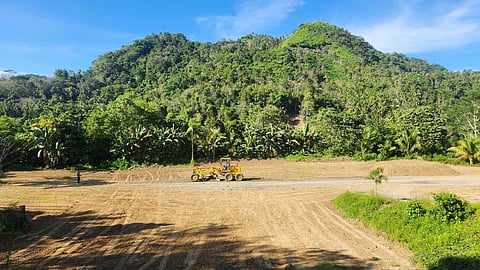 The Provincial Engineering Office continues to prepare the site at the Elizalde Quasi Parish where temporary shelters will be built in Barangay Elizalde, Maco.  This aims to construct "shelter tents" from the Philippine Red Cross to provide temporary housing for the affected families of the recent massive landslide in Maco.