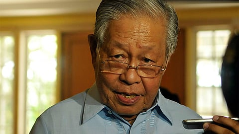 MANILA. Retired Chief Justice Hilario Davide Jr.