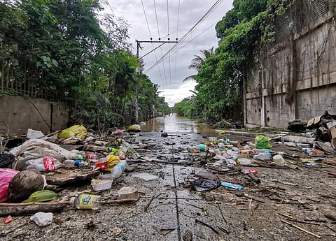 Jade Valley Subdivision in Brgy. Tigatto, Davao City were heavily flooded on Thursday, February 1, 2024, following the heavy rains brought about by the trough of LPA a day after.
