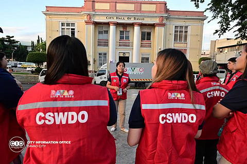 he City Government of Davao through the City Social Welfare and Development Office (CSWDO) has deployed a team of psychometricians and social workers in Davao de Oro today until February 20, 2024. A total of fourteen personnel will provide psychological first aid and psychosocial support services to the families affected by the recent landslide in Maco. 