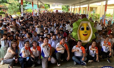 Dabawenyo Ako school-based lecture and storytelling on Davao City's Heritage made its stop at the Gumalang Elementary School in Baguio District, Davao City.