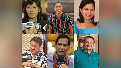Cebu City councilors Mary Ann de los Santos and Dondon Hontiveros, Representative Cutie del Mar, Former Cebu City Mayor Tomas Osmeña, Cebu City Mayor Mike Rama, Joey Daluz 