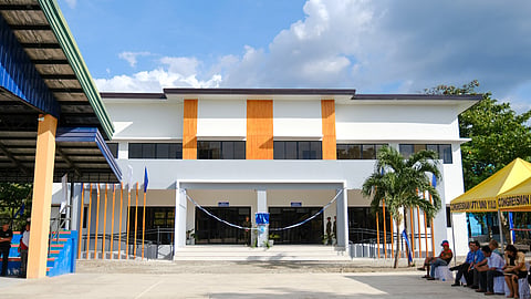 The new two-story dormitory at CHMSU Binalbagan Campus worth P14.85 million funded by the Office of Senate President Juan Miguel Zubiri
