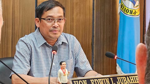 Suspended Davao del Norte Governor Edwin Jubahib