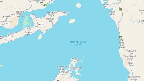 Strait of Hormuz.