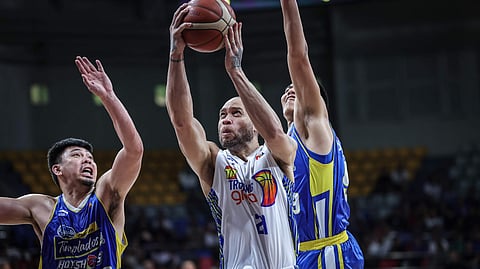TOP SCORER. Kelly Williams leads TNT Tropang Giga's 98-93 win over the Magnolia Hotshots to secure a quarterfinals berth in the 2024 PBA Philippine Cup at the Ninoy Aquino Stadium on Sunday, May 5. 