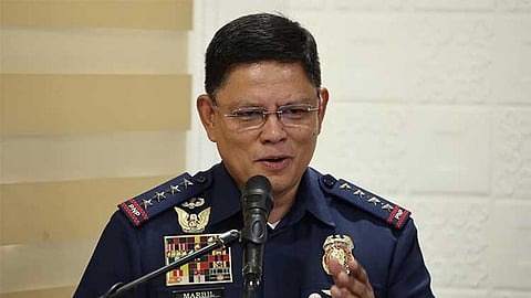 MANILA. Philippine National Police (PNP) Chief General Rommel Marbil.