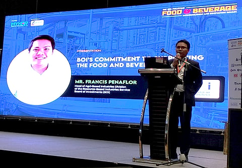 Making It Happen in the PH’s Agribusiness. The Board of Investments (BOI), represented by Division Chief Francis M. Peñaflor and a team from the Resource-Based Industries Service (RBIS), expressed commitment to support the development of the local agribusiness industry through the delivery of strategic interventions and incentives support through the CREATE Act during the 3rd Food and Beverage Modernization and Innovation Summit on May 22-23, 2024 in Parañaque City.
