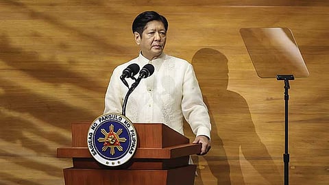 MANILA. Philippine President Ferdinand Marcos Jr. delivers his third State of the Nation Address at the House of Representatives in Quezon City, Philippines, on Monday, July 22, 2024.