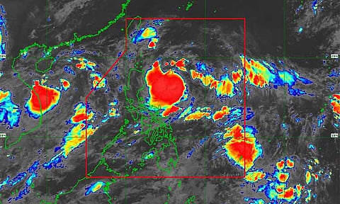 Pagasa found no low-pressure area (LPA) near the Southern Mindanao landmass except for the two typhoons in the west and east of the archipelago that have strengthened into tropical depressions named Butchoy and Carina.