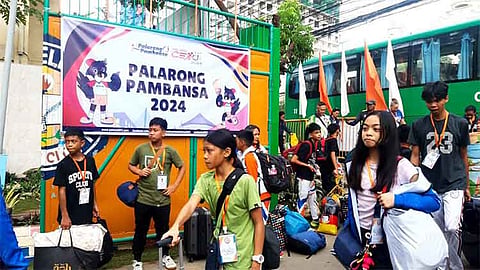 CEBU. More than 800 athletes and representatives from Northern Mindanao arrive at Pier 5 on Friday, July 5, 2024.