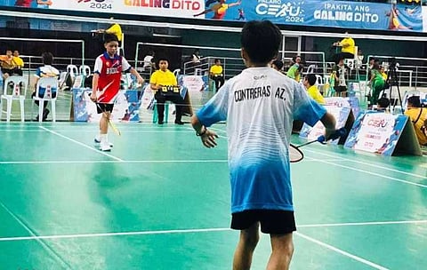 CEBU. Western Visayas (Region VI) defeated Bicol Region (Region V) in a thrilling three-set match, 21-19, 21-17, 21-8, in the Palarong Pambansa Badminton Elementary Boys' category at the Metro Sports Center Thursday, July 11, 2024.