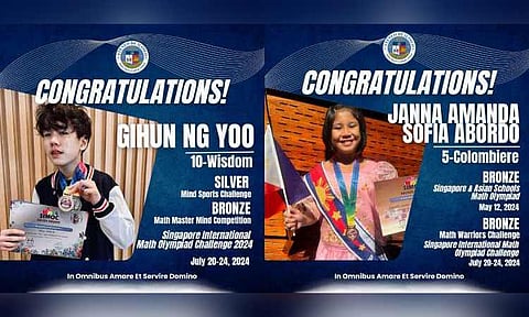 Ateneo de Iloilo students shine at International Math Competitions, bag multiple medals