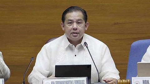 Romualdez giimbitar sa hearing sa flood control