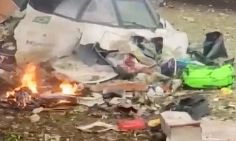 Plane crashes in Brazil's Sao Paulo state
