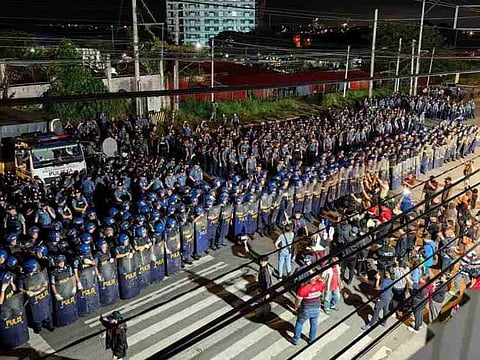 DAVAO. Police personnel stormed the 30-hectare Kingdom of Jesus Christ (KOJC) compound in Davao City at dawn on Saturday, August 24, 2024, to serve an arrest warrant on its leader, Pastor Apollo Quiboloy.