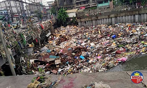 'TRASH ISSUES'. Super Typhoon Carina has left piles of garbage floating in a creek and in pumping stations in several areas of Metro Manila as seen in these photos uploaded by the Metro Manila Development Authority (MMDA) on Thursday, July 25, 2024. In response, the MMDA Flood Control and Sewerage Management Office and the Metro Parkways Clearing Group immediately conducted clearing operations. 