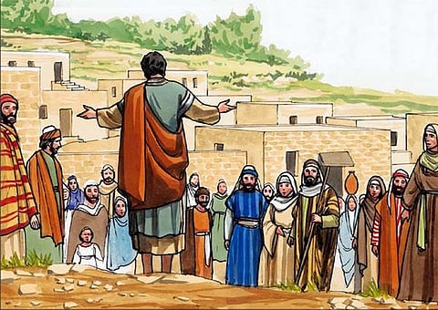 Jesus said, "Whatever house you enter, first bless them, saying, ‘Peace to this house!‘ 