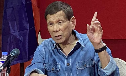 Former president and city mayor Rodrigo Duterte confirmed during a press conference at the Grand Menseng Hotel on the evening of Saturday, October 5, 2024, that he would be running again as mayor in the 2025 elections.