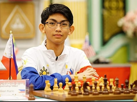 SIKAT CHESS CHAMPION. Fide master (FM) Christian Gian Karlo Arca clinches the title of the 7th Speed-Chess IIEE-Bayanihan Knockout Armageddon Tournament (Sikat) in his home Panabo City on October 1, 2024. 