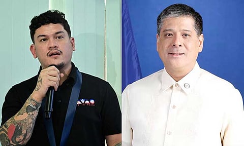 Davao City Mayor Sebastian Duterte and Special Assistant to the President Antonio Lagdameo Jr. 