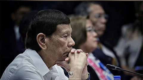 Former President Rodrigo Duterte.